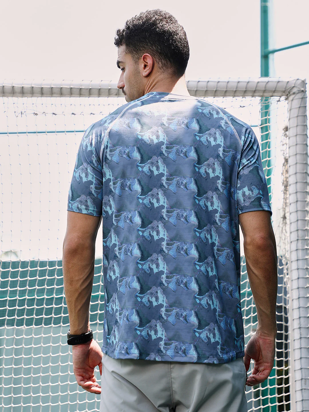 Panel-Swirl Activewear T-Shirt - Image 4