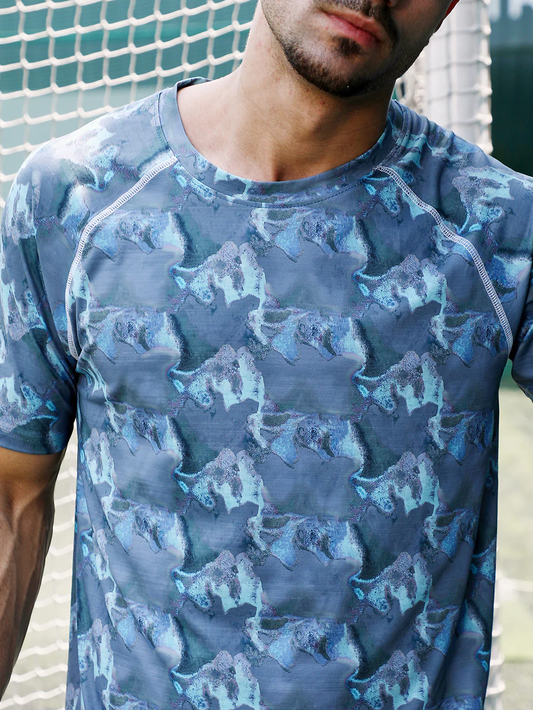 Panel-Swirl Activewear T-Shirt - Image 7