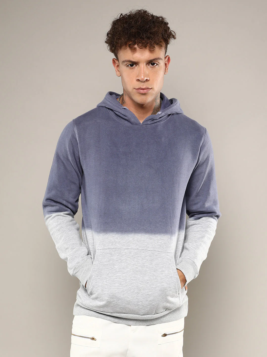 Ombre Panel Hoodie - Image 2