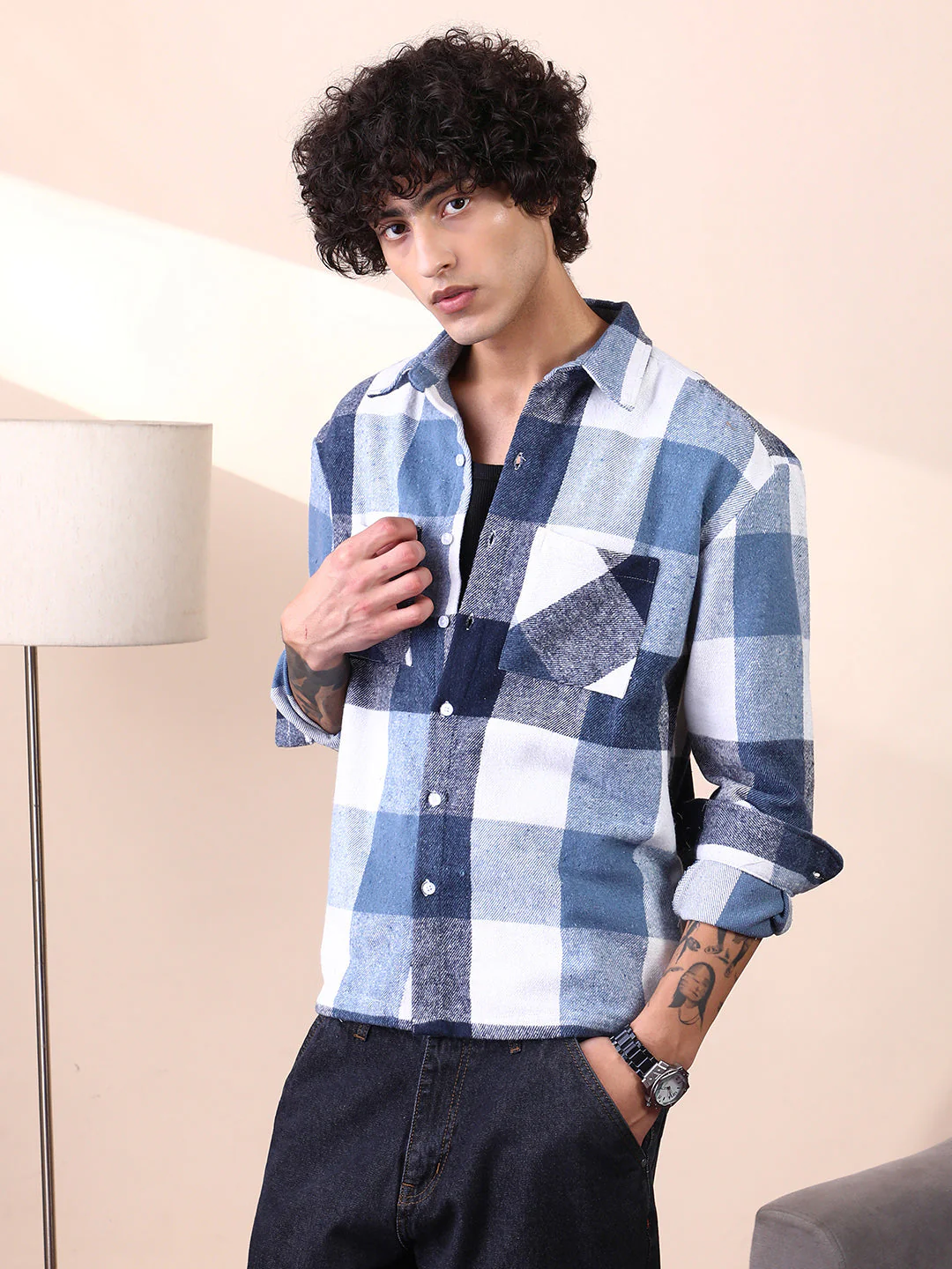 Buffalo-Check Utility Shacket - Image 3