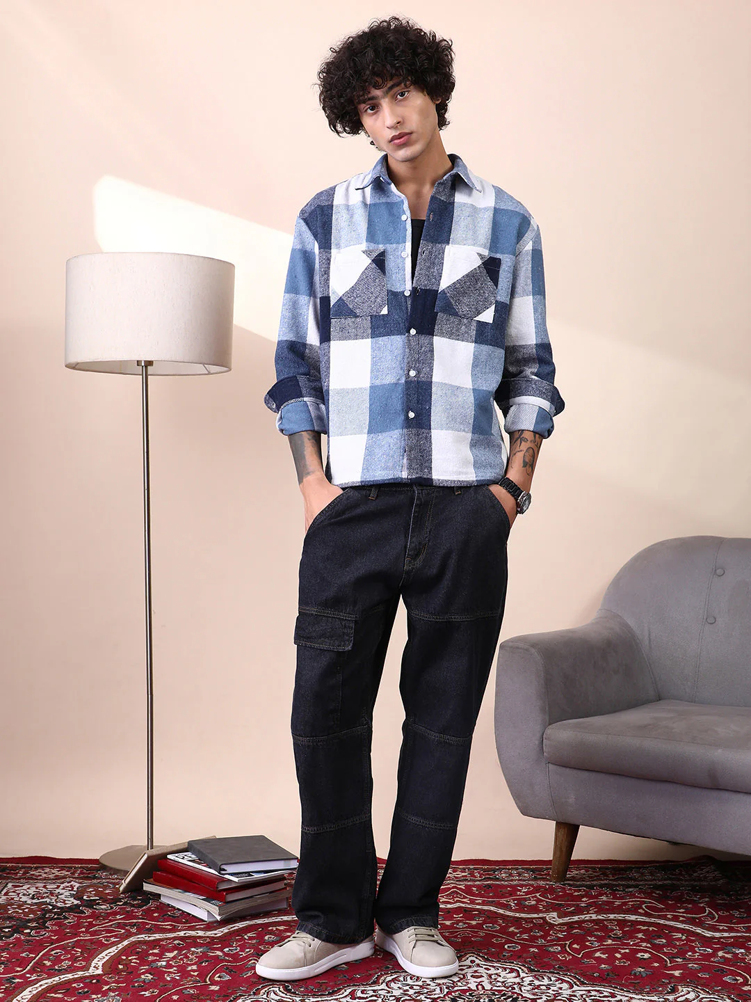 Buffalo-Check Utility Shacket - Image 5