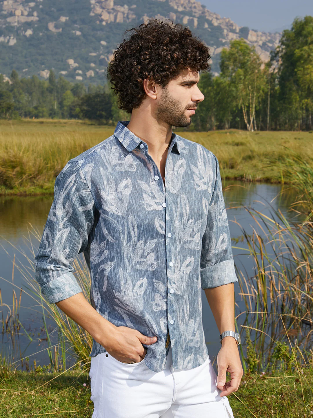 Stroked-Petals Shirt - Image 3