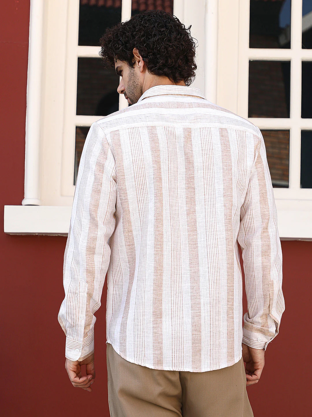 Pincandy-Striped Regular Shirt - Image 4