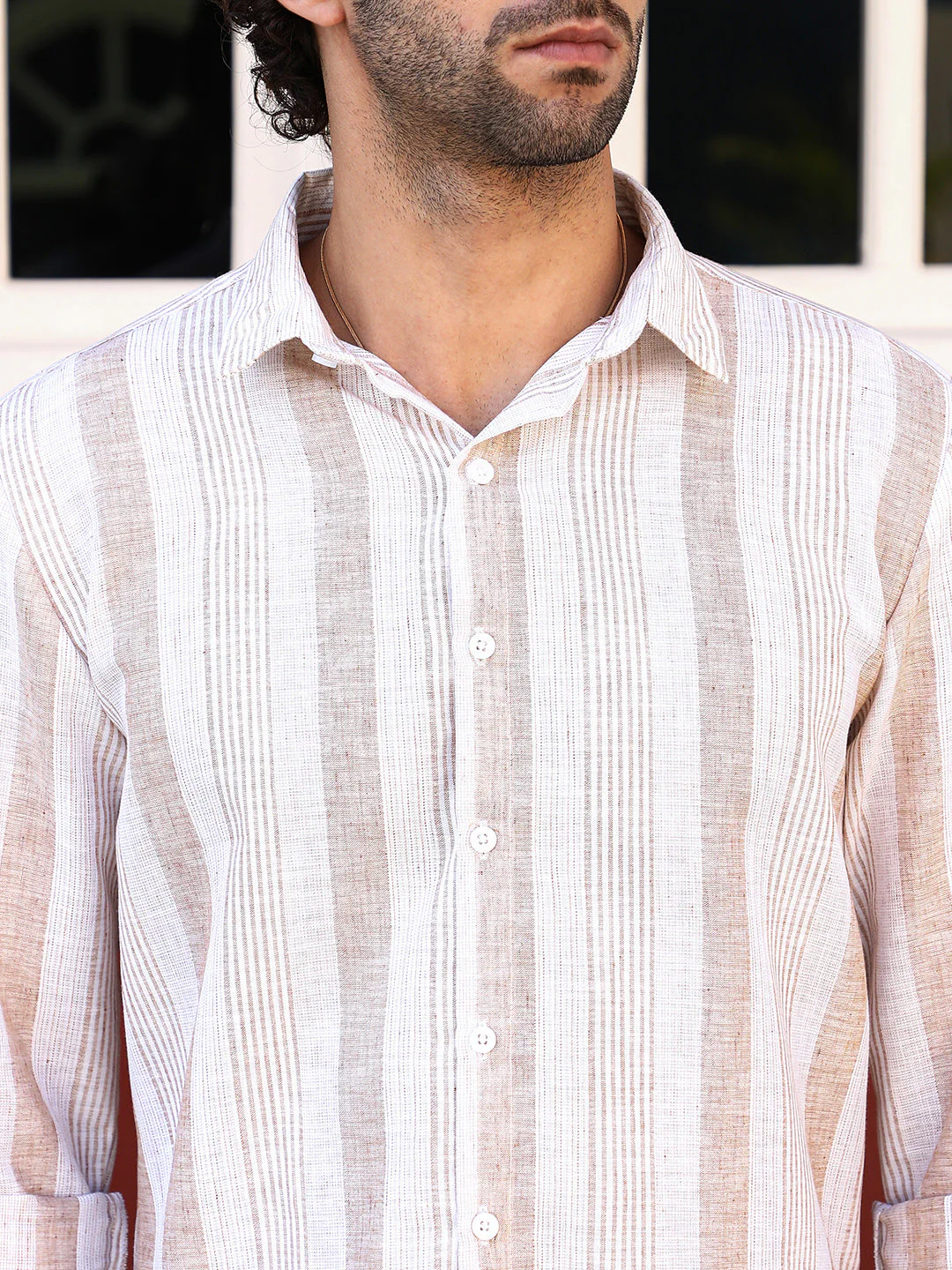 Pincandy-Striped Regular Shirt - Image 7