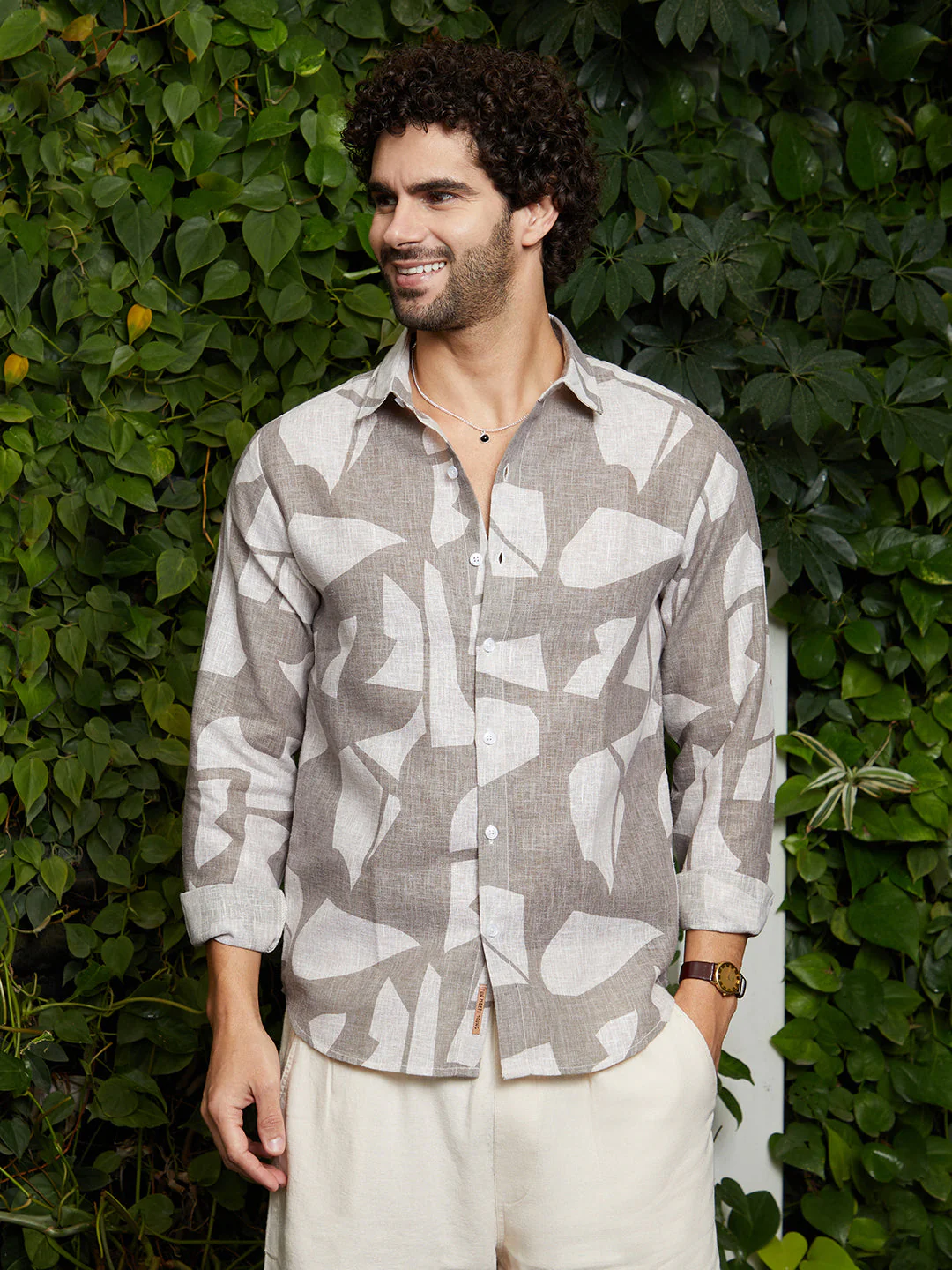 Abstract Heathered Shirt - Image 2