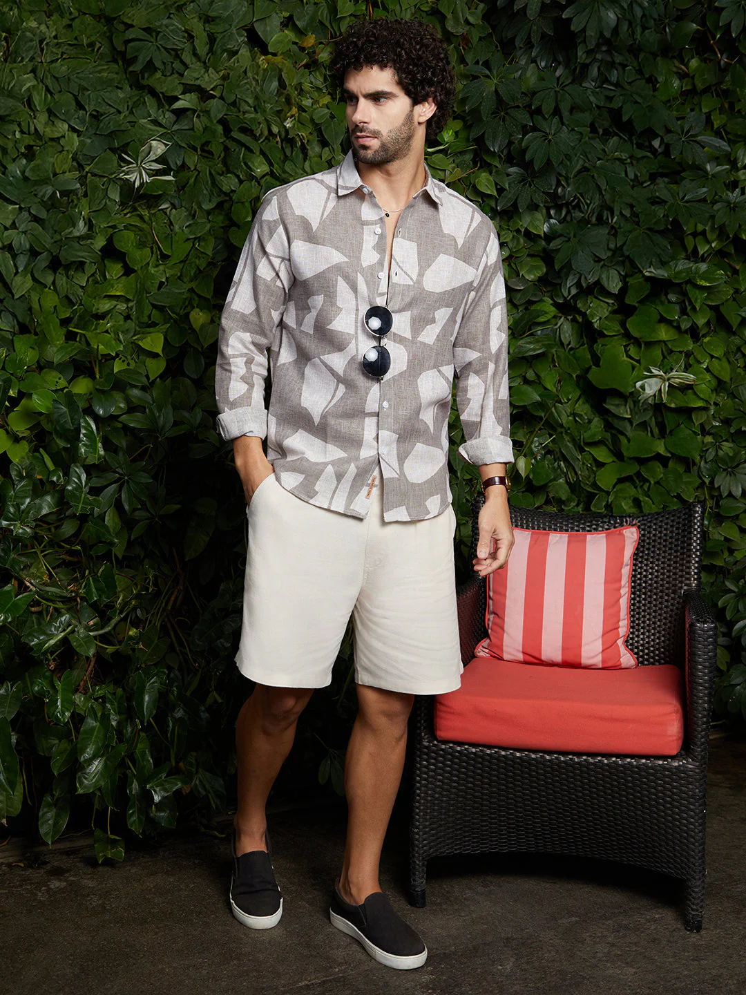 Abstract Heathered Shirt - Image 6