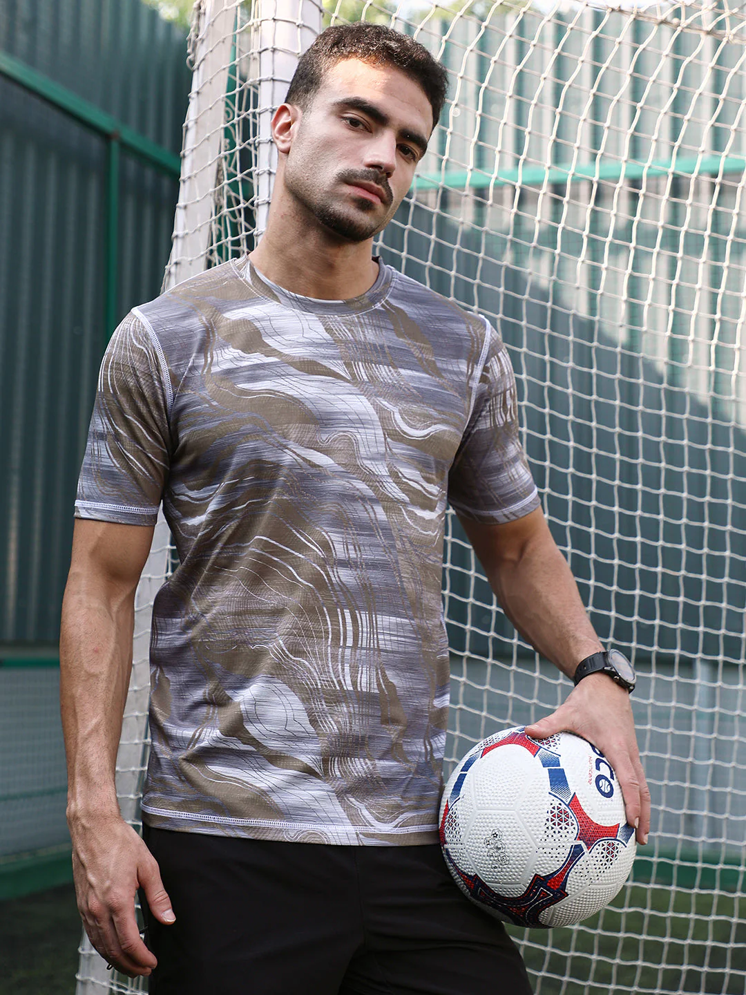 Lined-Dye Activewear T-Shirt