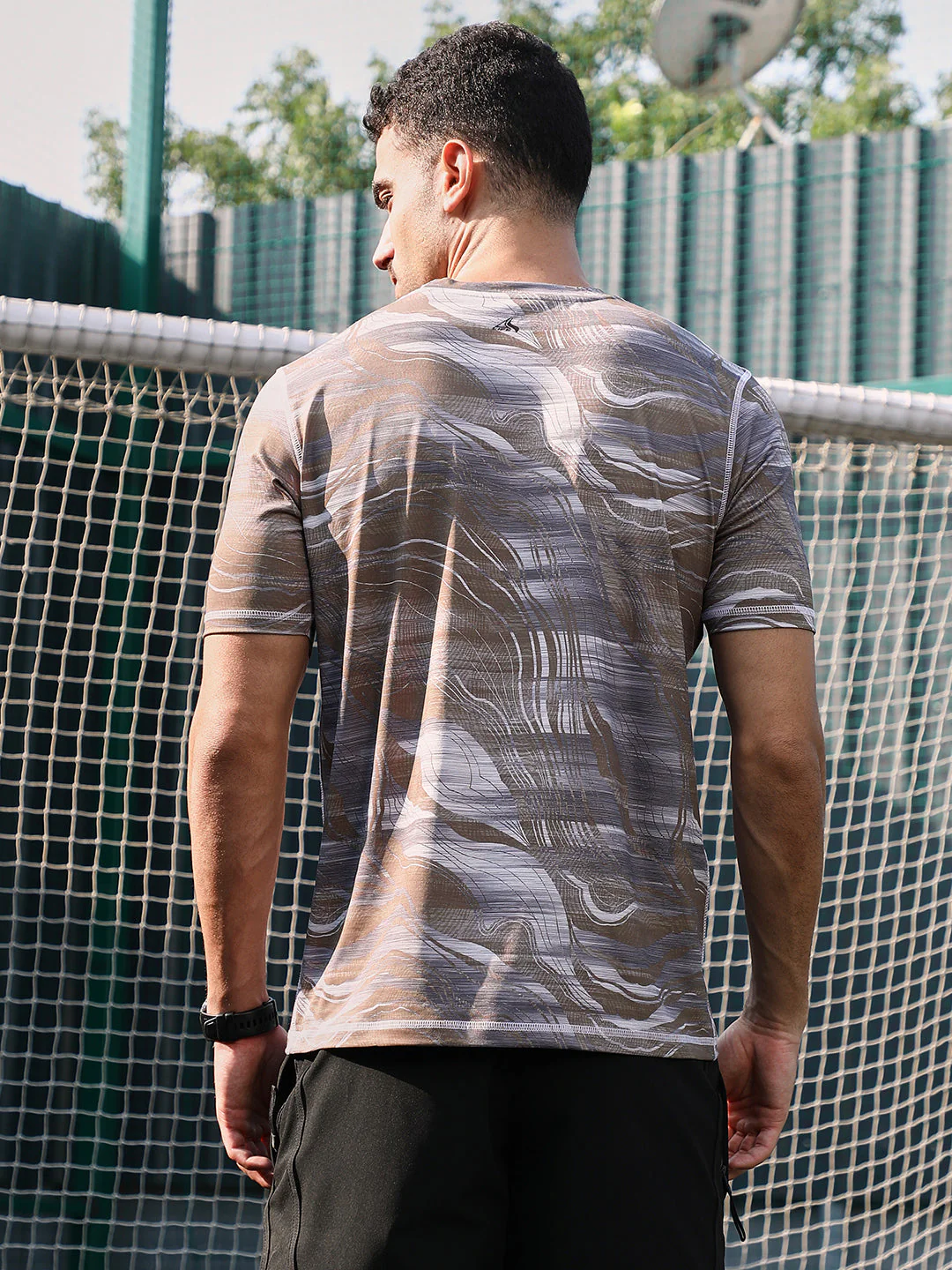 Lined-Dye Activewear T-Shirt - Image 4