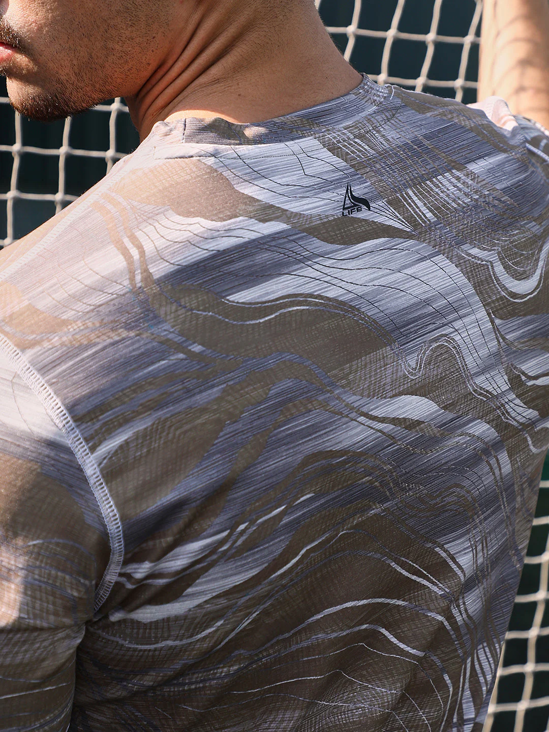 Lined-Dye Activewear T-Shirt - Image 8