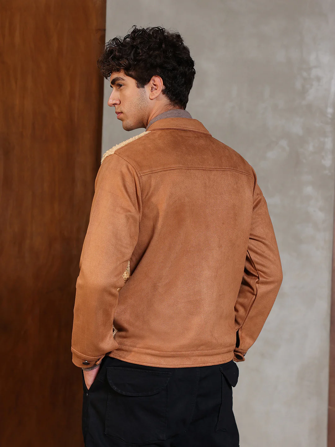 Contrast Sherpa Jacket - Image 13