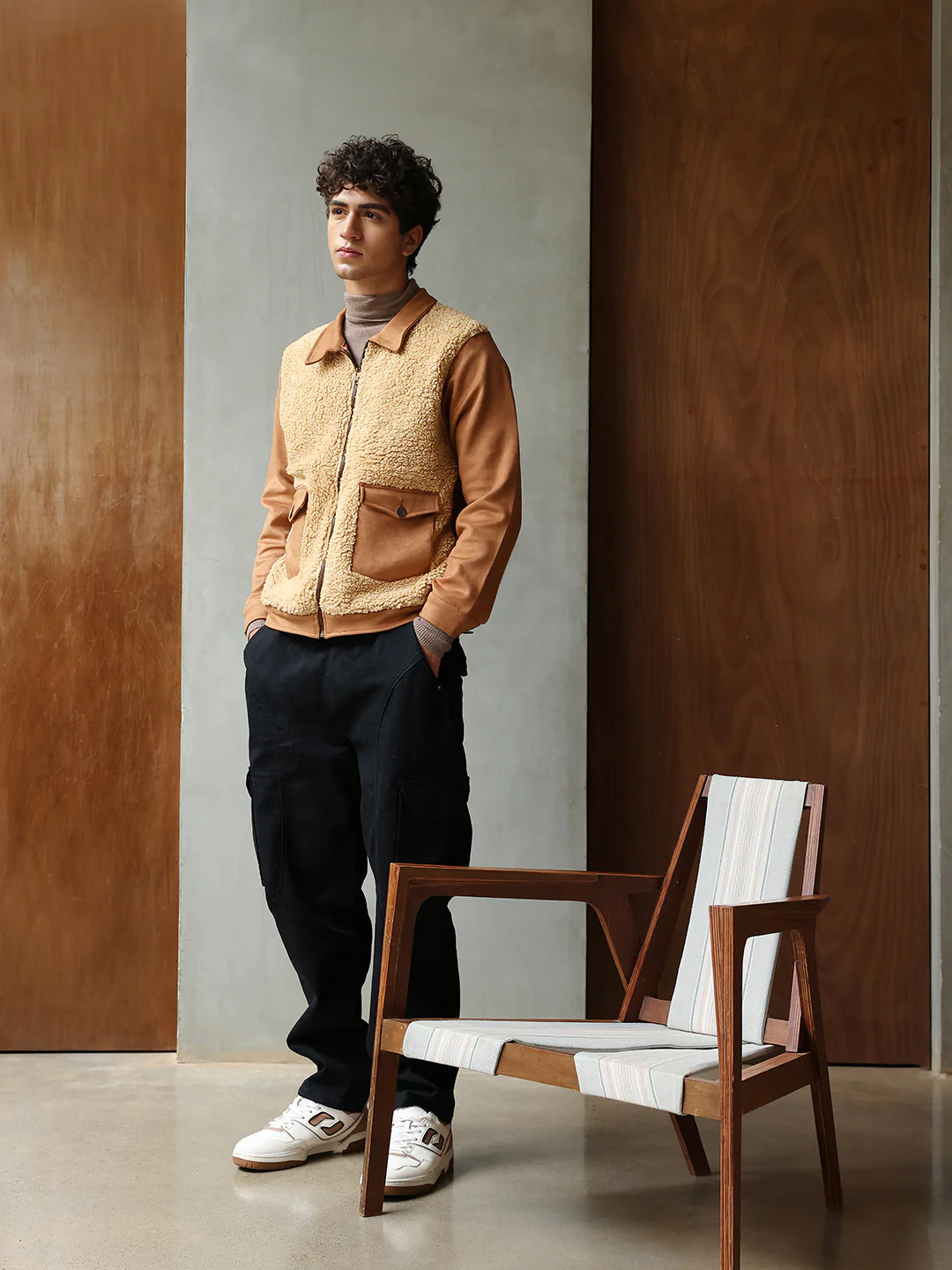 Contrast Sherpa Jacket - Image 14