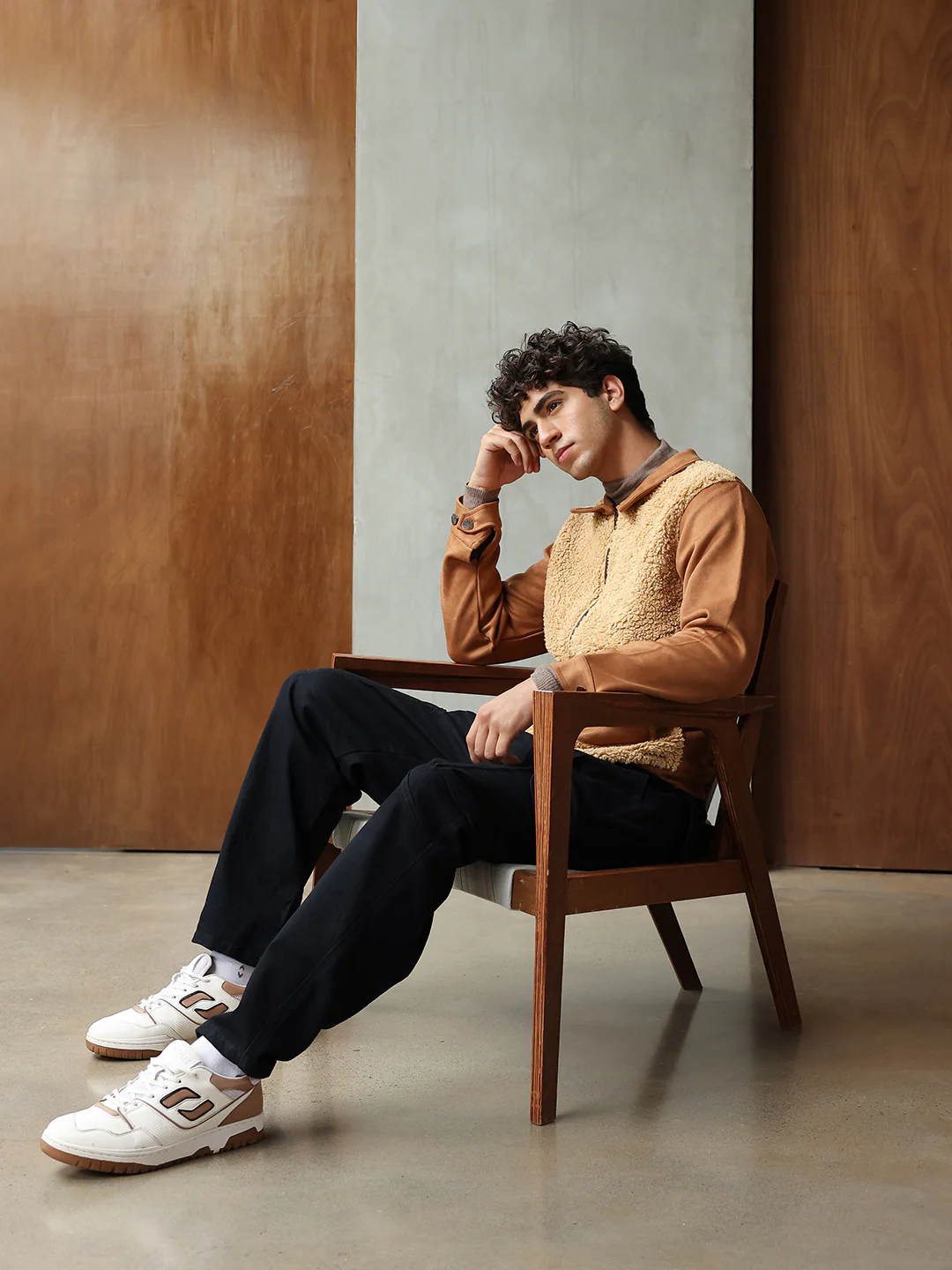 Contrast Sherpa Jacket - Image 15