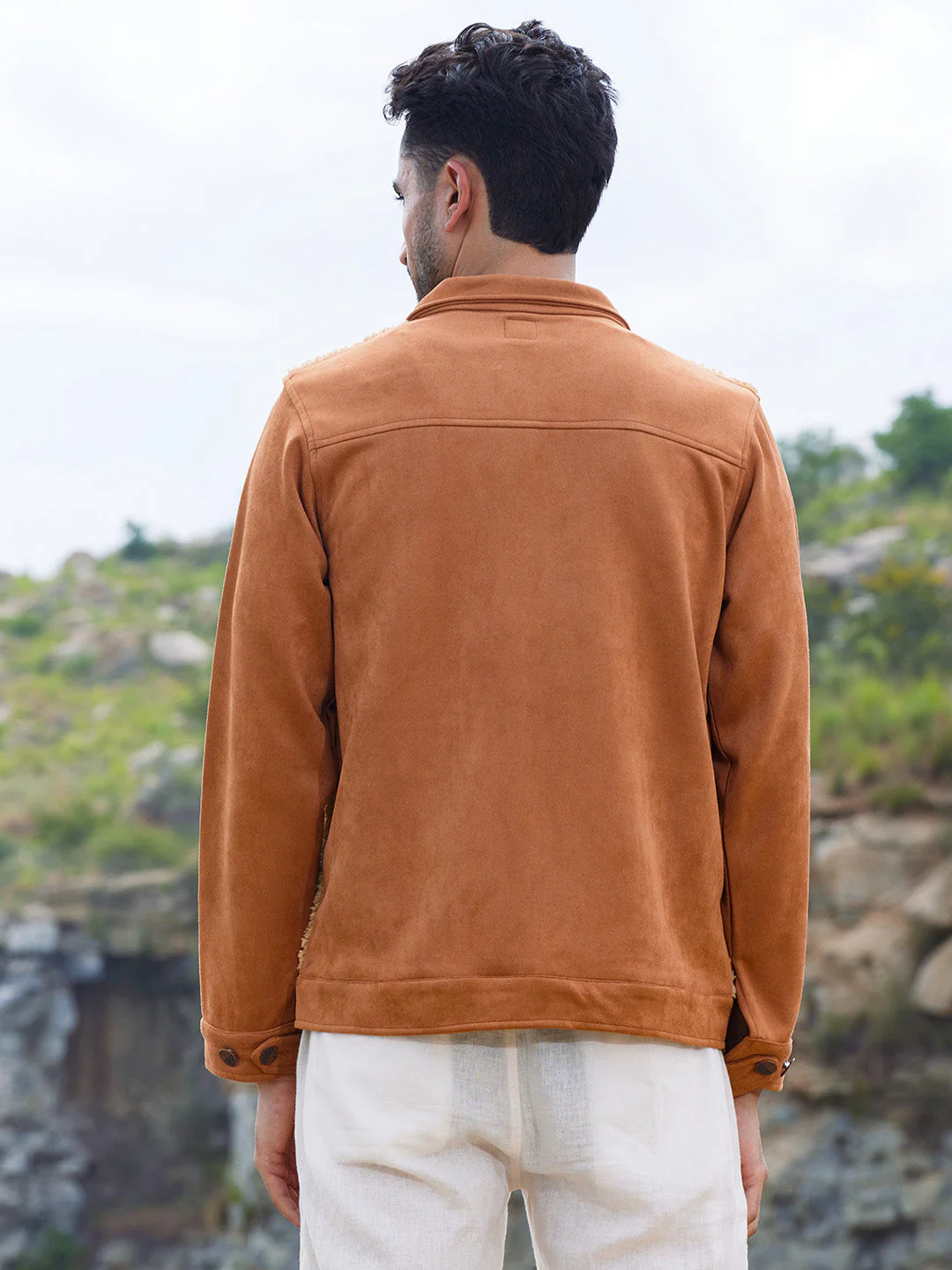 Contrast Sherpa Jacket - Image 4
