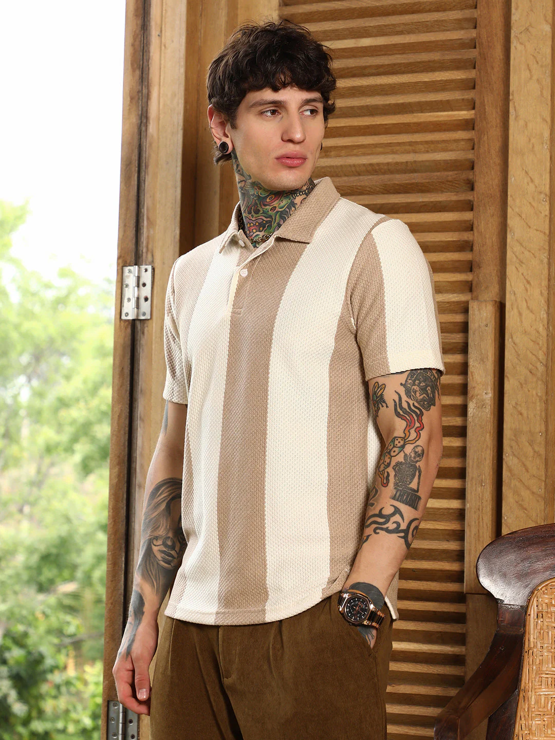 Awning-Tactile Polo T-Shirt - Image 3