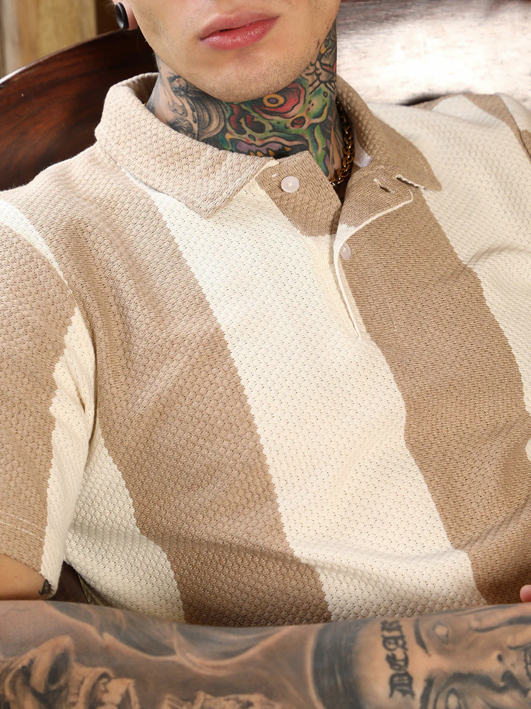 Awning-Tactile Polo T-Shirt - Image 7