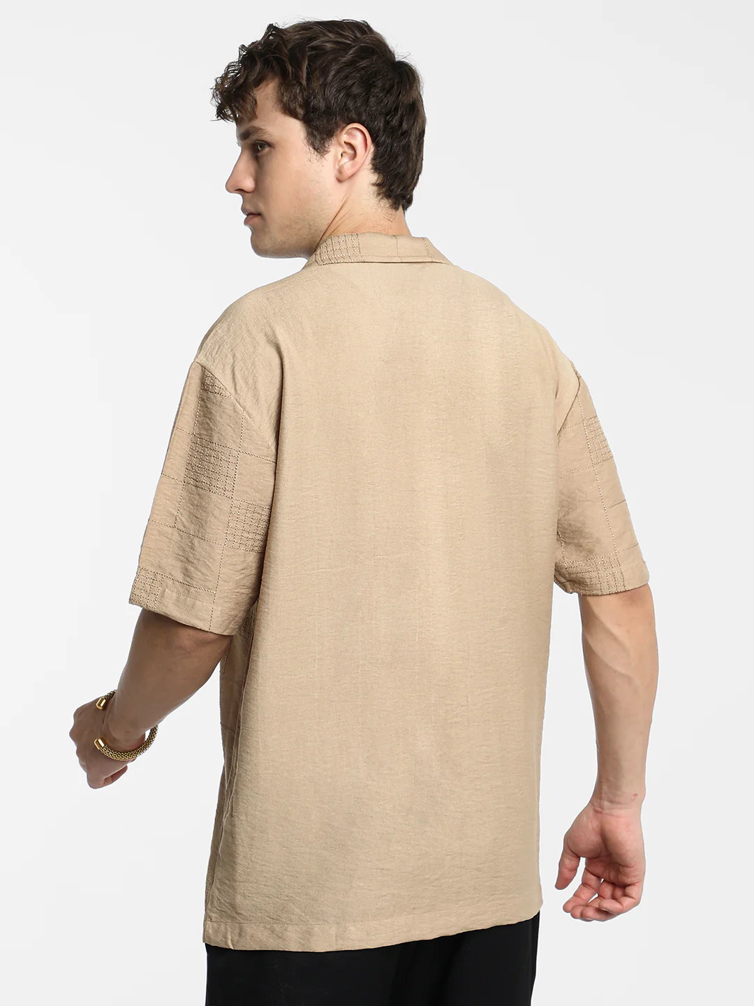Graph-Tactile Oversized Shirt - Image 11
