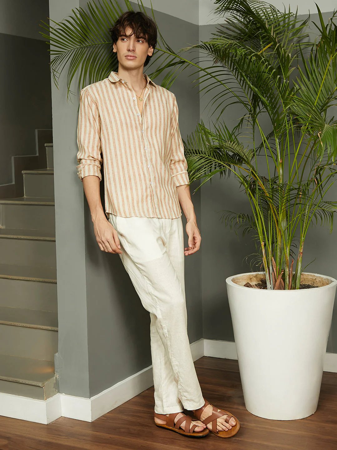 Heathered-Stripe Shirt - Image 13