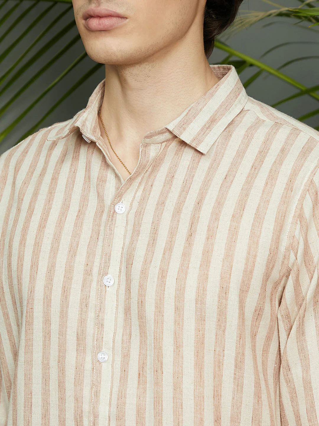 Heathered-Stripe Shirt - Image 8