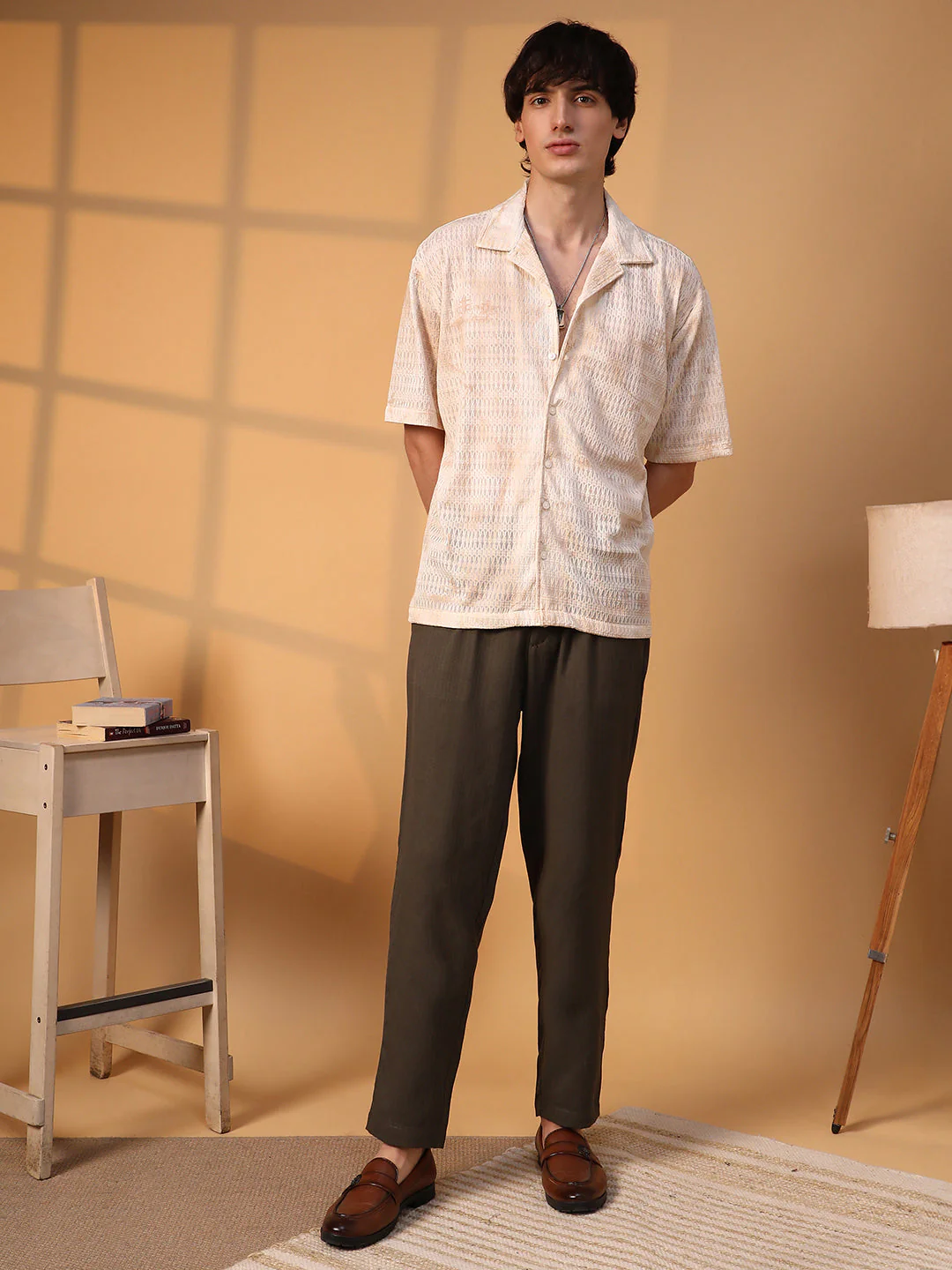 Faded Woven Oversized Shirt - Image 5