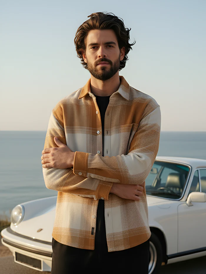 Vignette-Checkered Oversized Shirt - Image 3