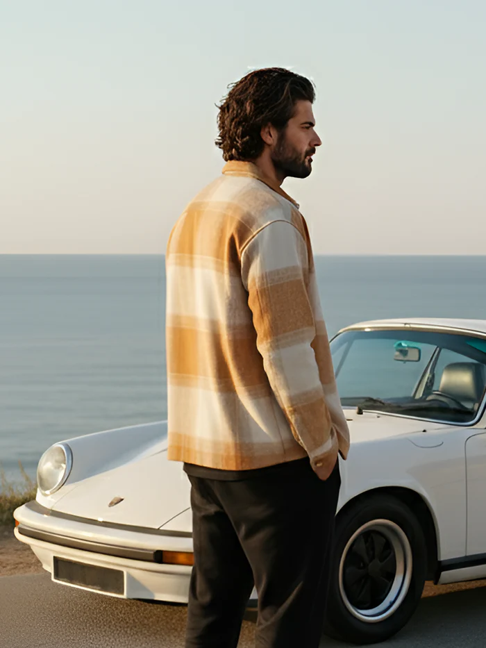 Vignette-Checkered Oversized Shirt - Image 4