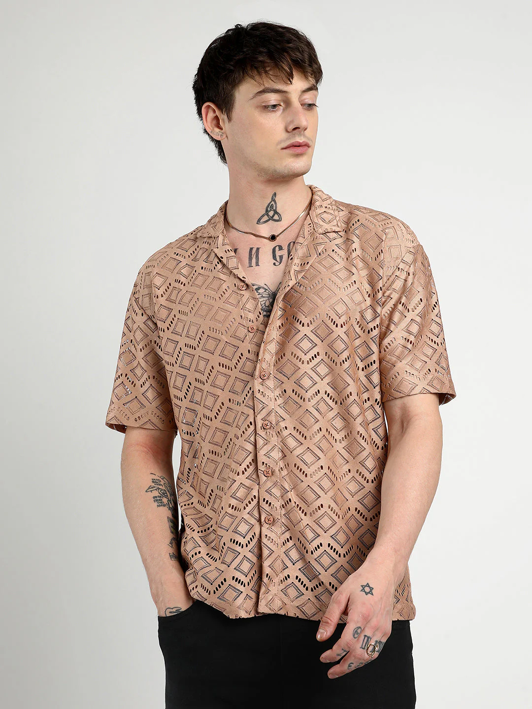 Oversized Rhombus Shirt - Image 2