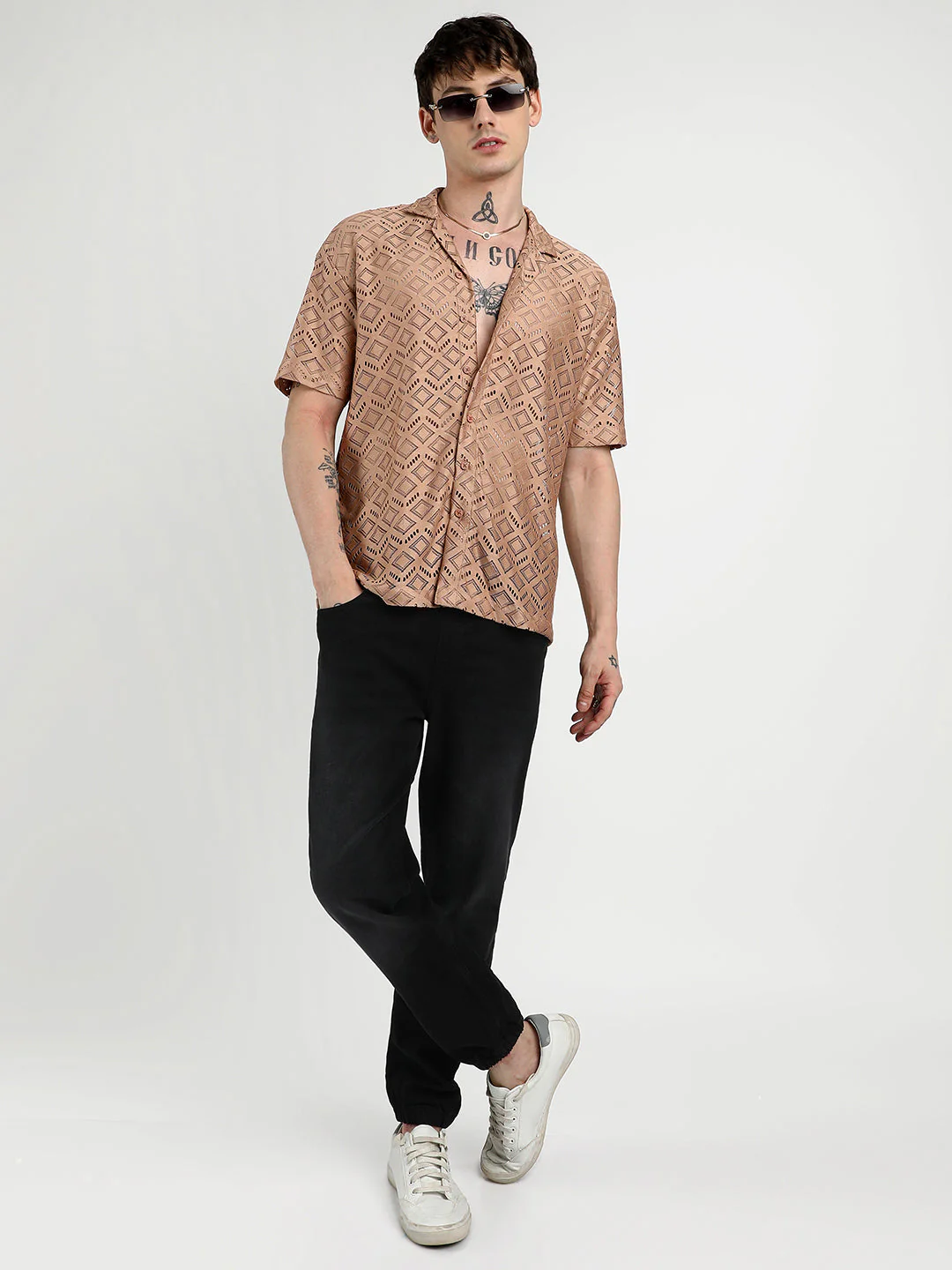 Oversized Rhombus Shirt - Image 6