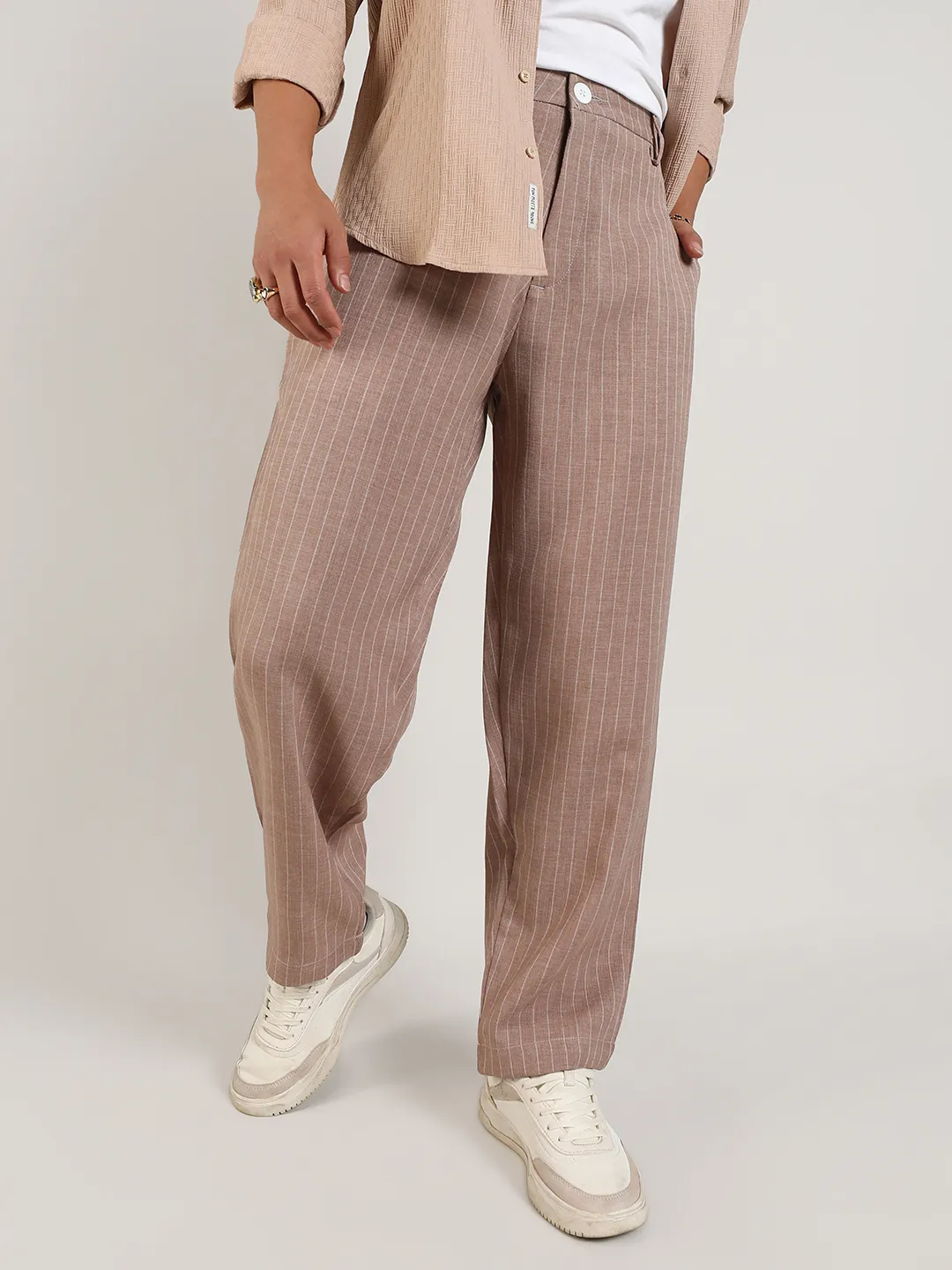 Lightweight - Pinstriped Trousers - Image 2