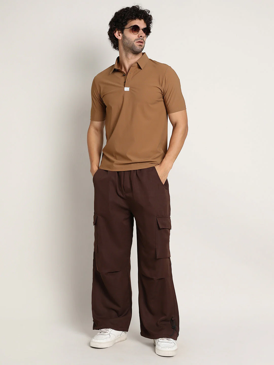 Seamless Waffle Polo T-Shirt - Image 6