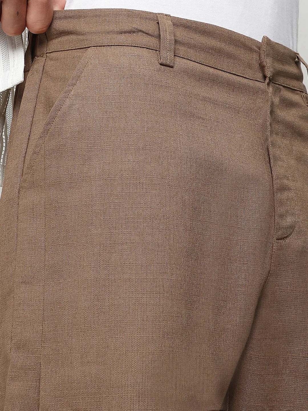 Lightweight - Solid Tailored Trousers - Image 7
