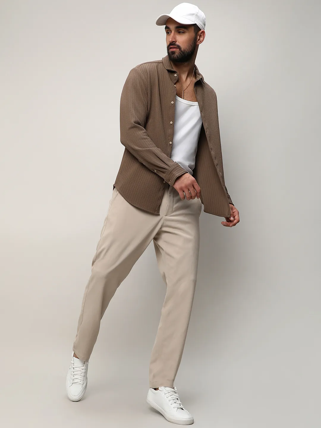 Stripe-Creased Shirt - Image 9