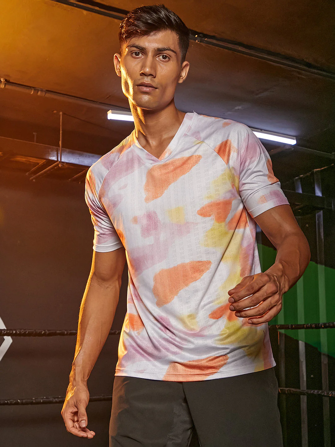 Water Strokes Activewear T-Shirt - Image 2