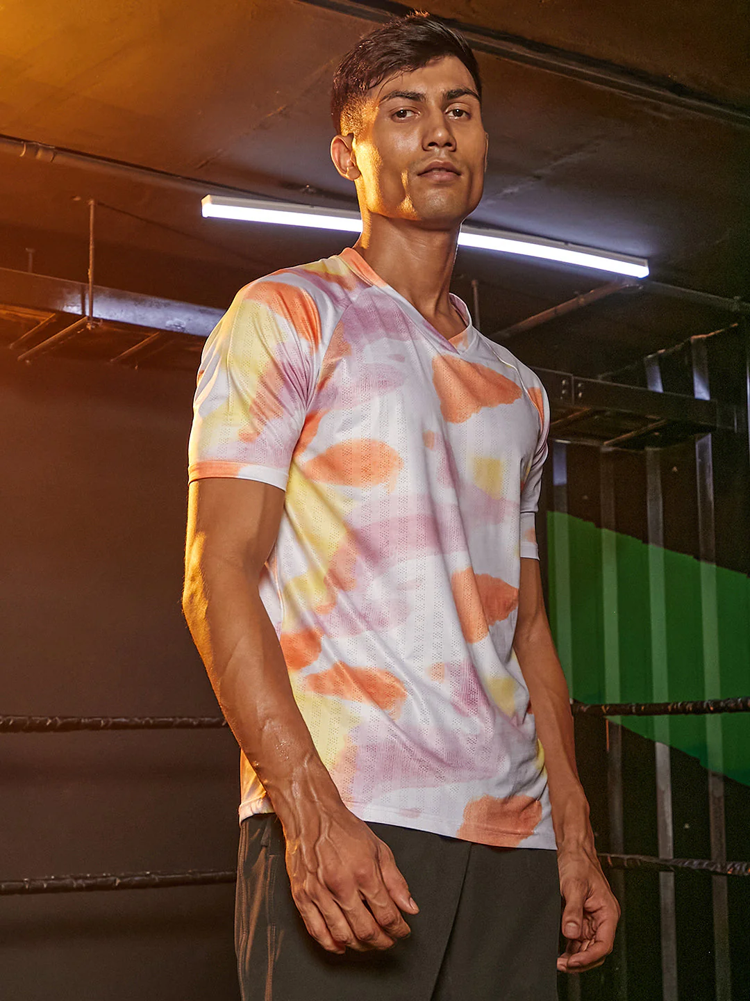 Water Strokes Activewear T-Shirt - Image 3
