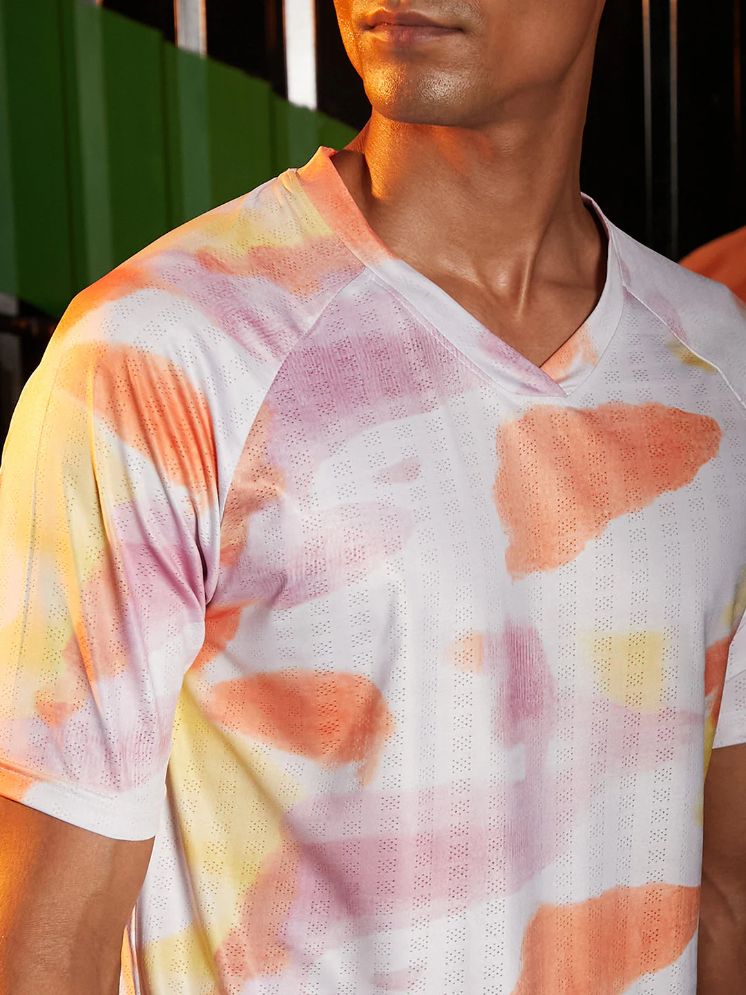 Water Strokes Activewear T-Shirt - Image 7
