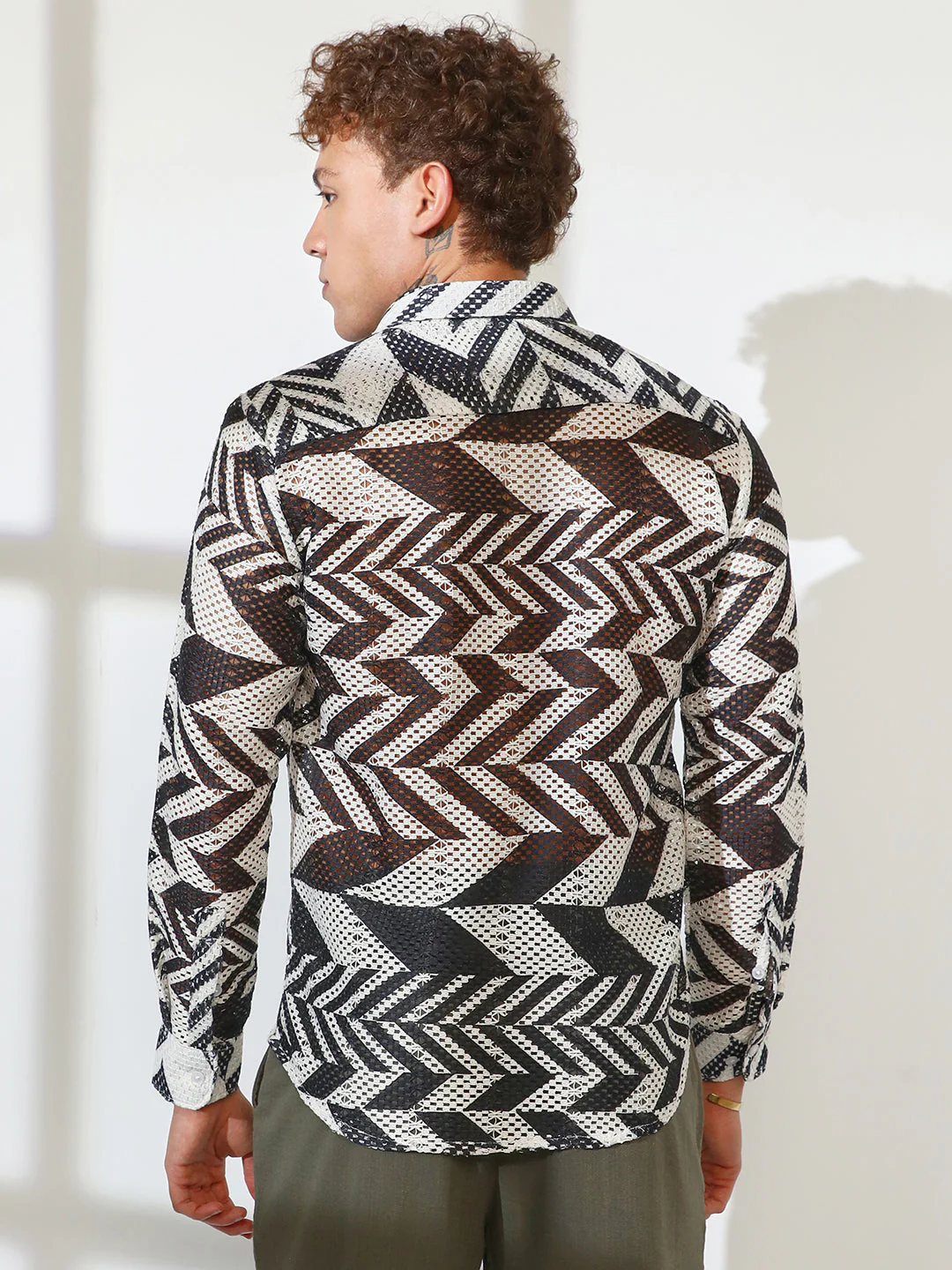 Chevron-Knit Shirt - Image 4