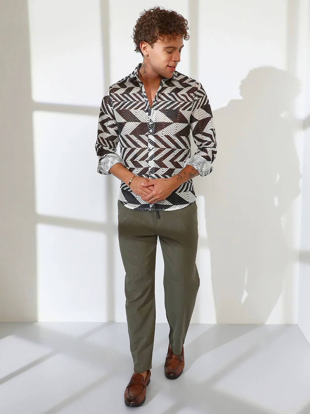 Chevron-Knit Shirt - Image 5