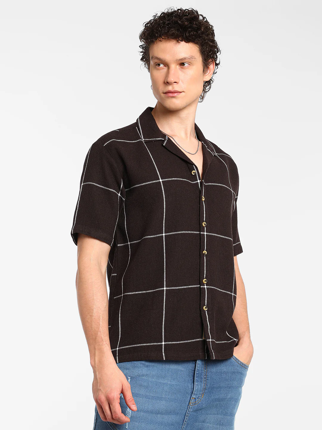 Graph Check Oversized Shirt - Image 10