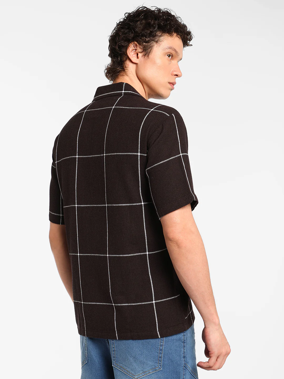 Graph Check Oversized Shirt - Image 11