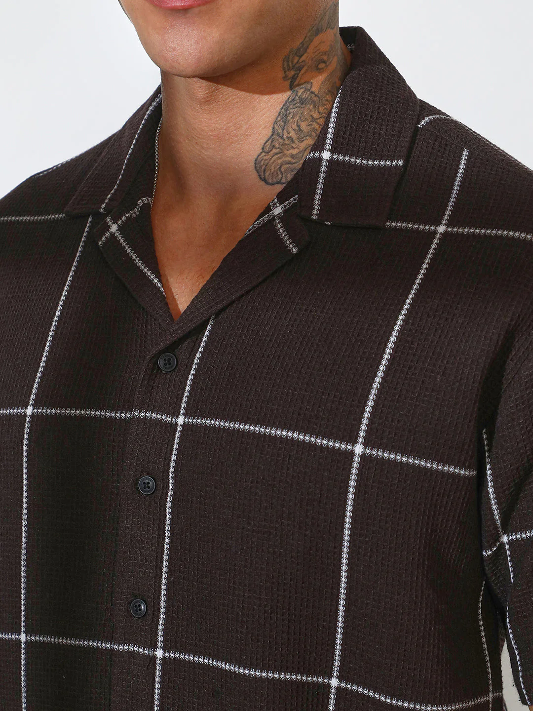 Graph Check Oversized Shirt - Image 7