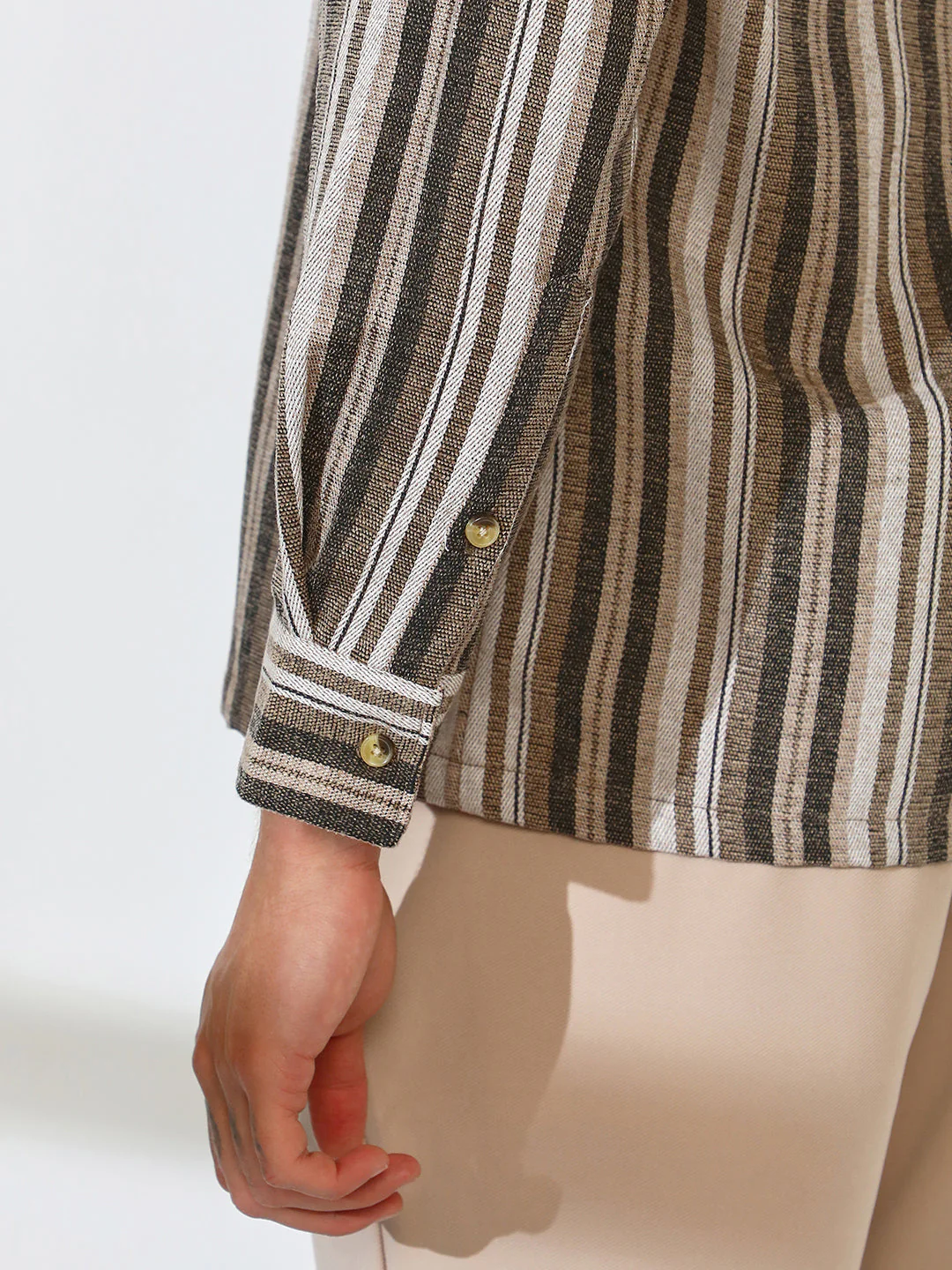 Multitrack Striped Oversized Shirt - Image 8