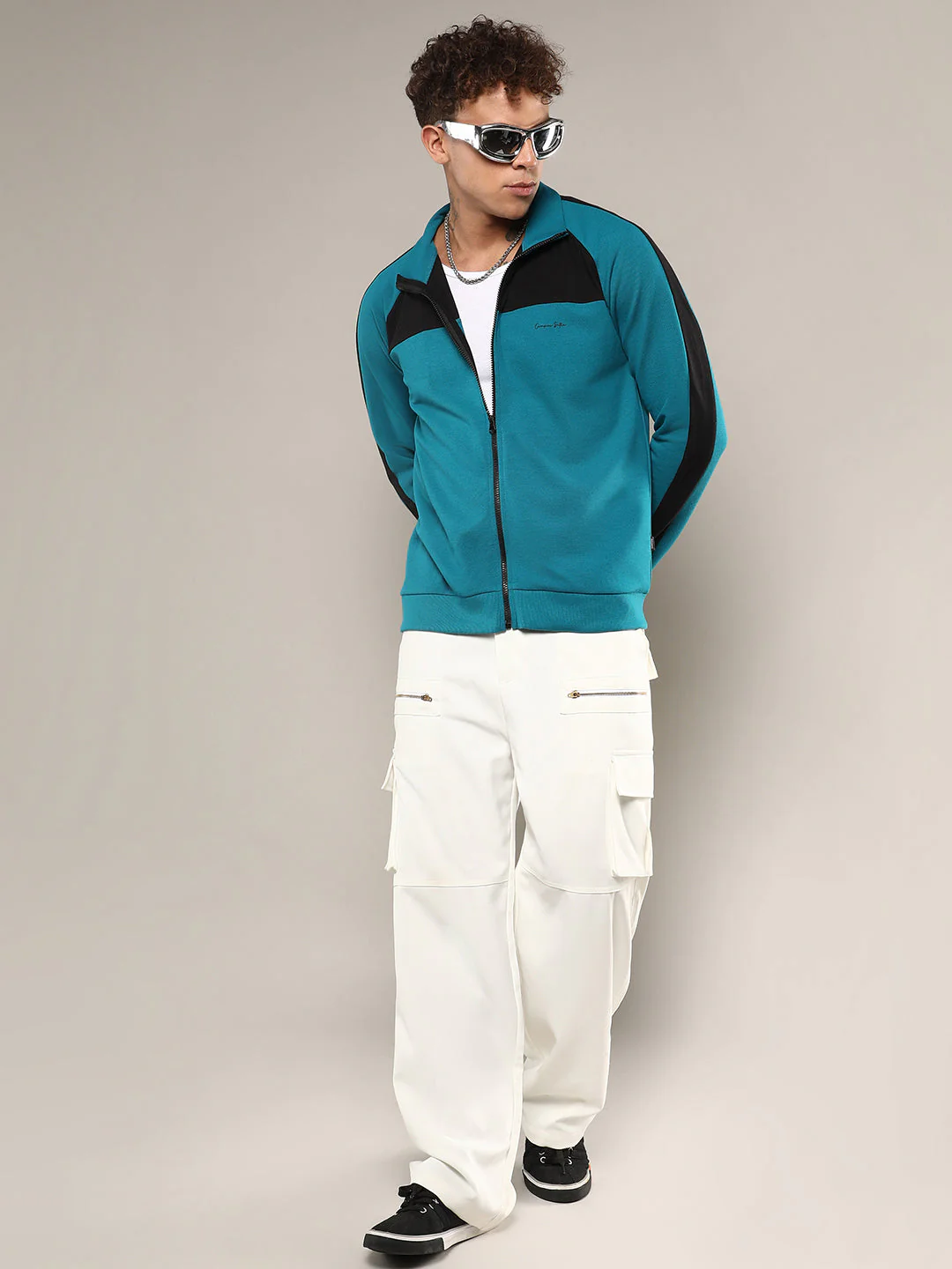 Zip-Front Jacket With Contrast Detail - Image 6