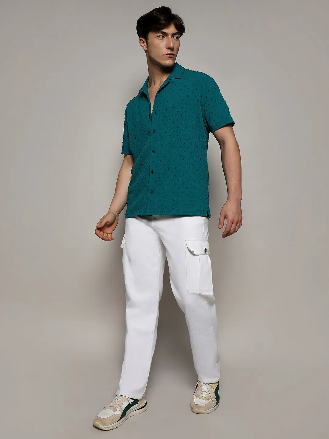Self-Design Pom-Pom Shirt - Image 5