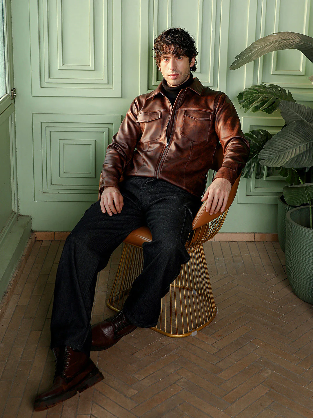 Dye Utility-Twill Bomber Jacket - Image 6
