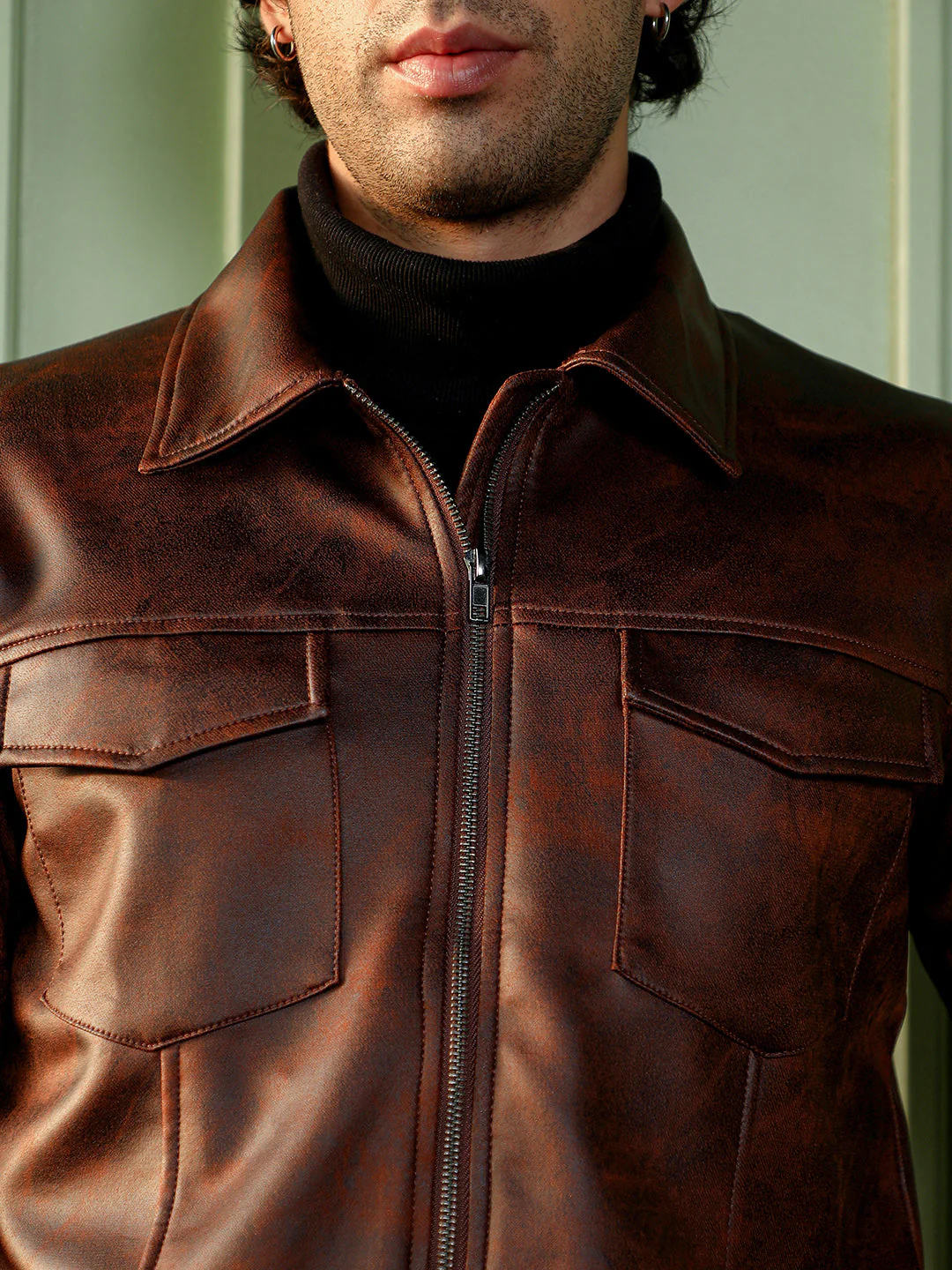 Dye Utility-Twill Bomber Jacket - Image 7