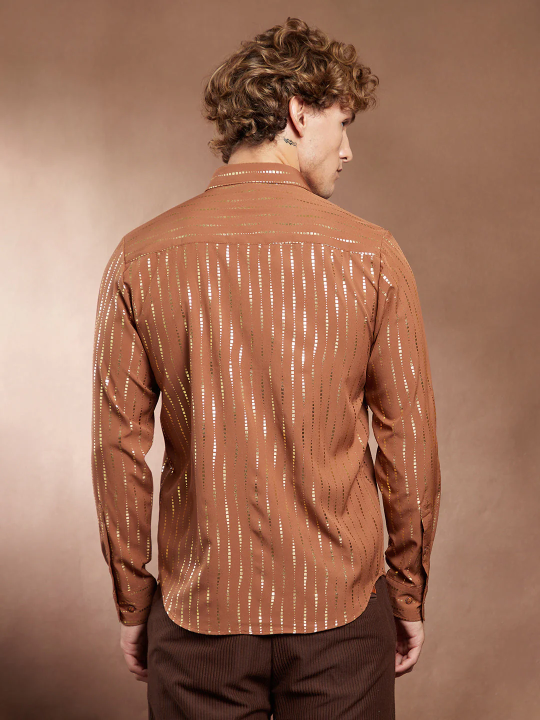 Metallic-Vined Shirt - Image 4