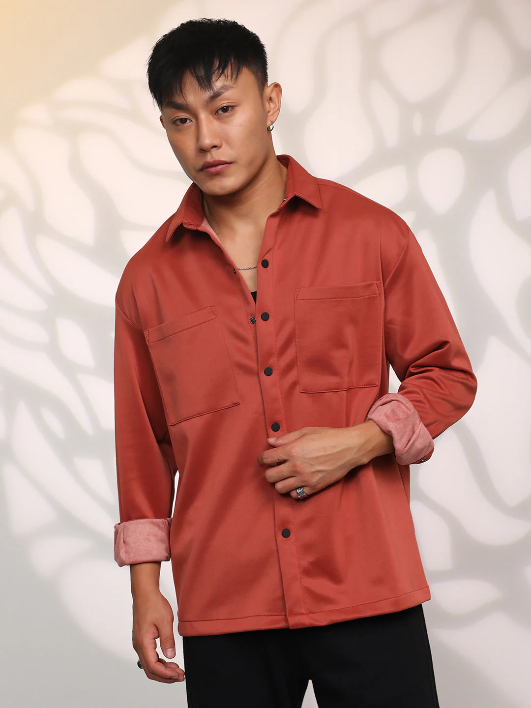 Solid Utility Shacket - Image 2