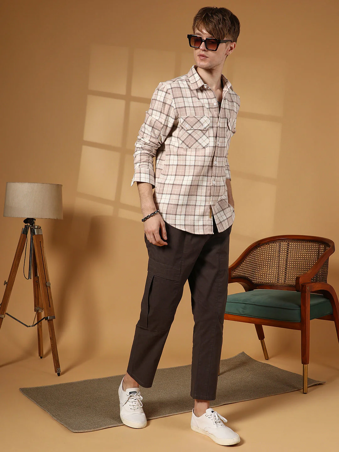 Solid Utility Trousers - Image 6