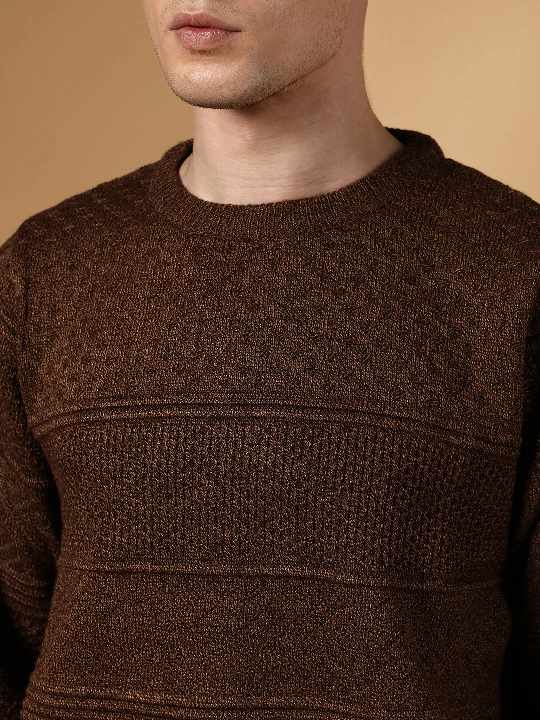 Textured-Knit Pullover Sweater - Image 11