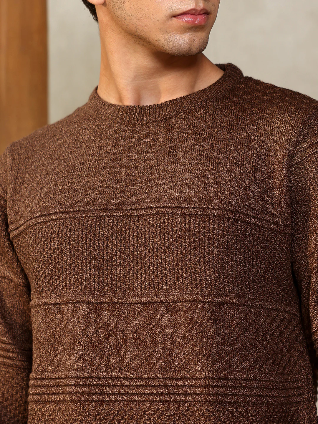 Textured-Knit Pullover Sweater - Image 14