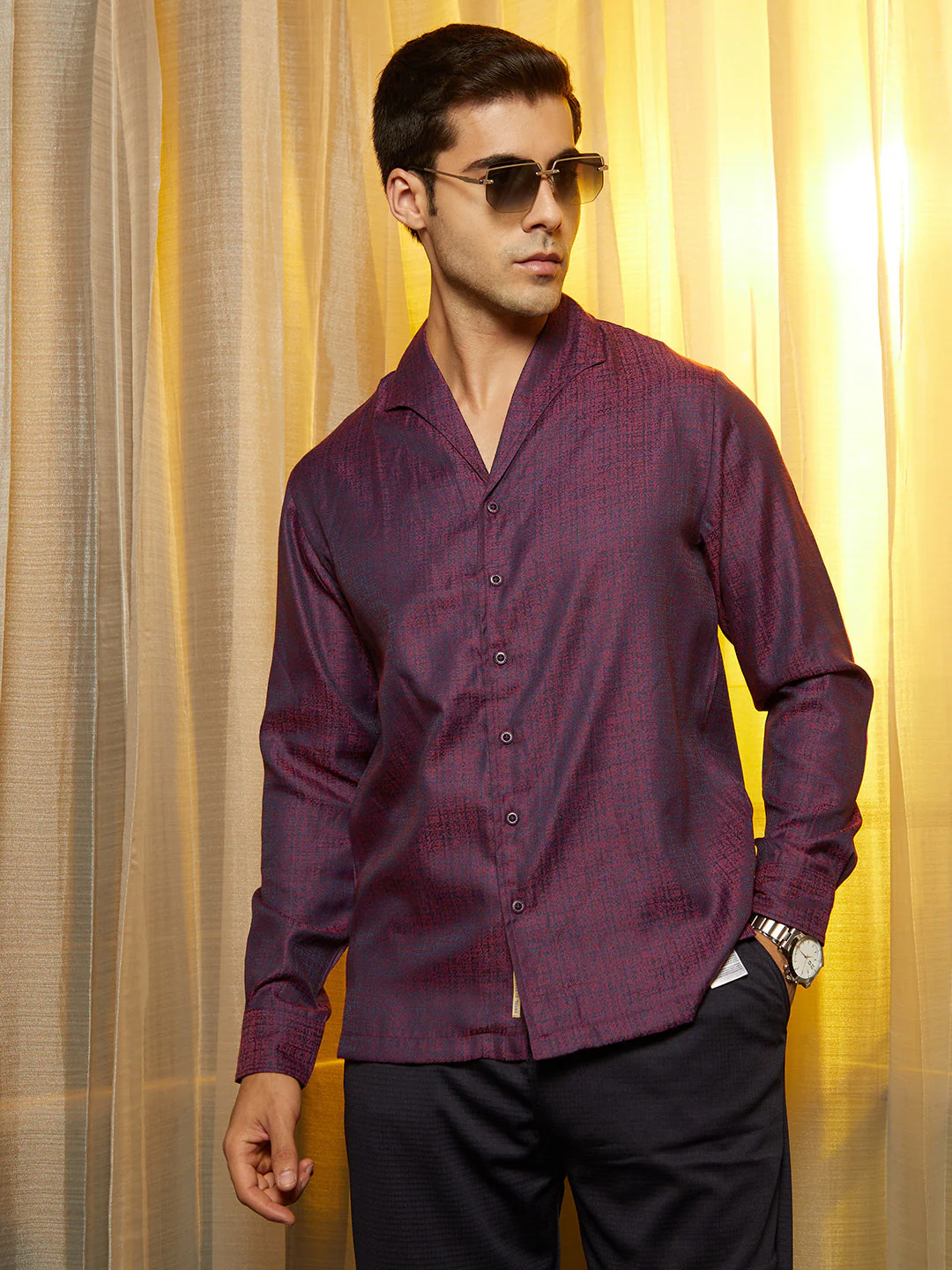 Distortion-Texture Shirt